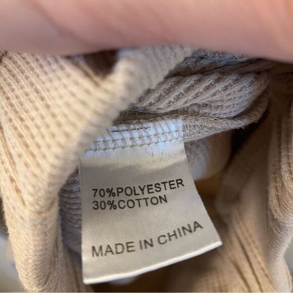 Princess Polly Lovers Lane Shorts waffle knit lace up hi rise tan beige Size 0 - Picture 6 of 9